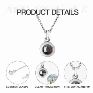 Stephanies Ride Titanium Steel Projection Necklace