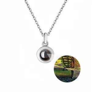 Ararat Titanium Steel Projection Necklace