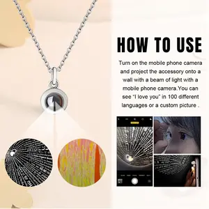 Noon Dance 2016 Titanium Steel Projection Necklace