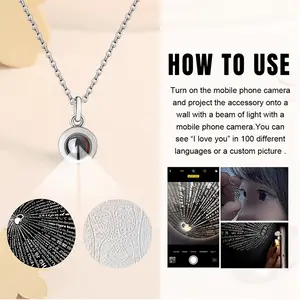 Cardi Titanium Steel Projection Necklace