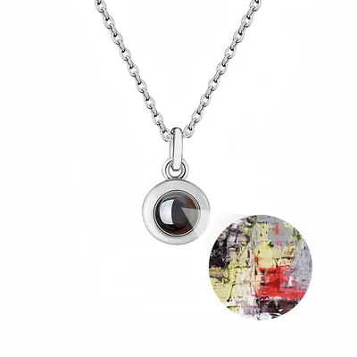 Singing Of The Wind Titanium Steel Projection Necklace