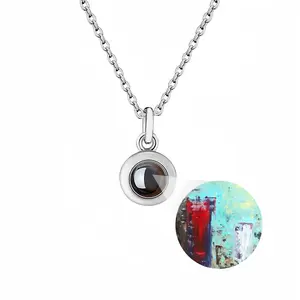 Like Fire And Ice Titanium Steel Projection Necklace