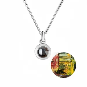 Instinct Titanium Steel Projection Necklace