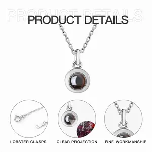 Dark Knight Titanium Steel Projection Necklace