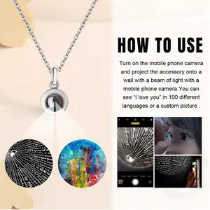 Hercules Titanium Steel Projection Necklace