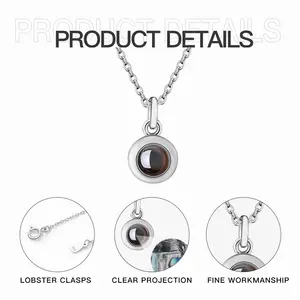 Almost Still Life Synthesis Titanium Steel Projection Necklace