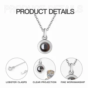 Catwoman Strength Courage And Elegance Titanium Steel Projection Necklace