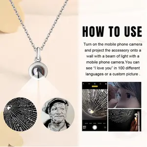 Redd Foxx Titanium Steel Projection Necklace