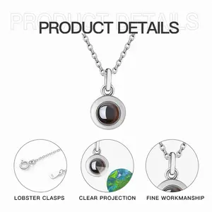 Inspiring Titanium Steel Projection Necklace