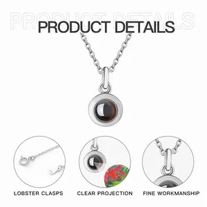 Chaos Titanium Steel Projection Necklace