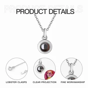 Sir Titanium Steel Projection Necklace