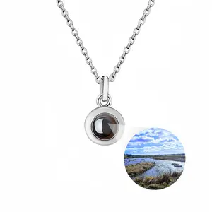 Dramatic Halkirk Titanium Steel Projection Necklace