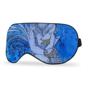 Drawing Ink - Blue Diva Sleep Eye Mask