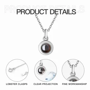 Lizard-Mobile Titanium Steel Projection Necklace