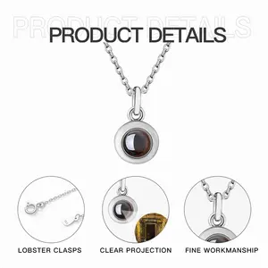 Night Of Prayer And Penance Titanium Steel Projection Necklace