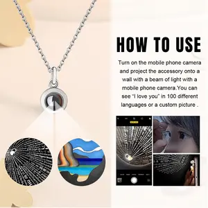 That Cove Titanium Steel Projection Necklace