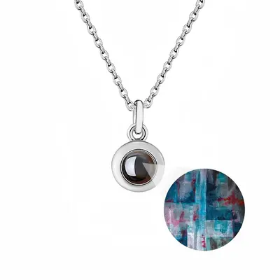 The Window Titanium Steel Projection Necklace