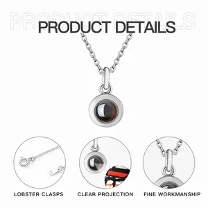 There Is Still Hope Titanium Steel Projection Necklace