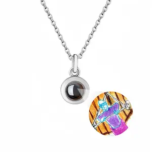 Everyday Micro-Scenes 061 Titanium Steel Projection Necklace