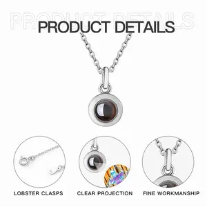 Everyday Micro-Scenes 061 Titanium Steel Projection Necklace