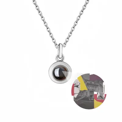 New Man In The City Titanium Steel Projection Necklace