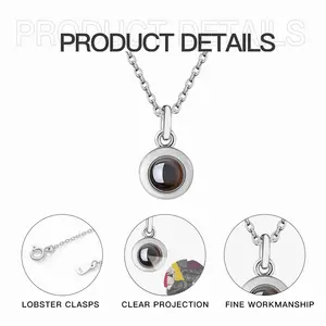 New Man In The City Titanium Steel Projection Necklace