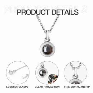 Spy Titanium Steel Projection Necklace