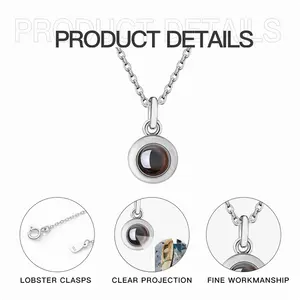 Kayak Titanium Steel Projection Necklace