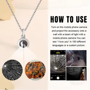 The Scar Titanium Steel Projection Necklace