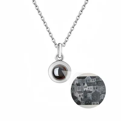 You Are Being Watched 3 Titanium Steel Projection Necklace