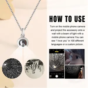 Street Kids Titanium Steel Projection Necklace