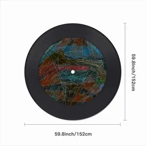 The Surveyed Planet Vinyl Records Coaster