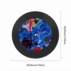 Nullus Crimen Sine Lege Vinyl Records Coaster