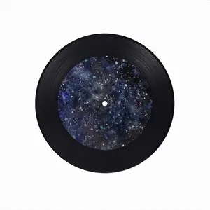 All Those Stars Vinyl Records Coaster