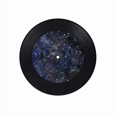 All Those Stars Vinyl Records Coaster