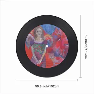 The Peacefulness Vinyl Records Coaster