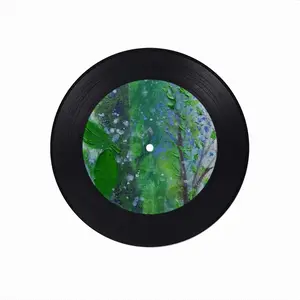 Twigs And Leaves Vinyl Records Coaster