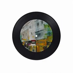 Hong Kong Central Vinyl Records Coaster