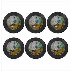 Hong Kong Central Vinyl Records Coaster