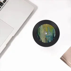 Weeping Willow Vinyl Records Coaster