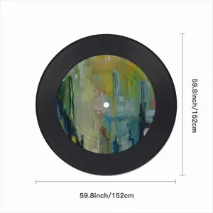 Weeping Willow Vinyl Records Coaster