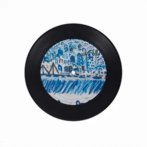 Meanwhile In Lisbon Vinyl Records Coaster