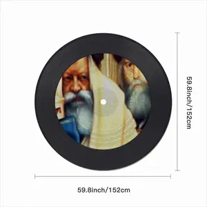 Rabbis Shneerson Vinyl Records Coaster