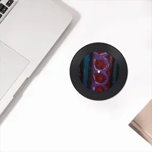 Grooved Track Vinyl Records Coaster