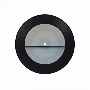 Charcoal White No 1 Series 4 Vinyl Records Coaster