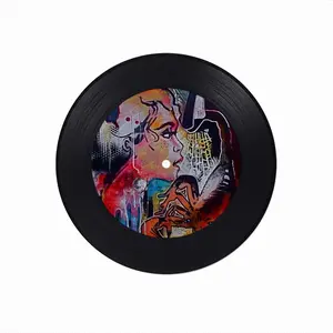 Scorpio Vinyl Records Coaster