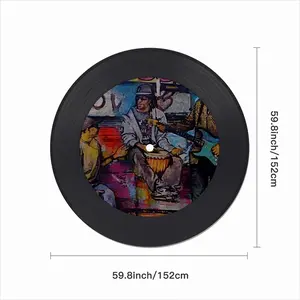 Venice Beach Vinyl Records Coaster