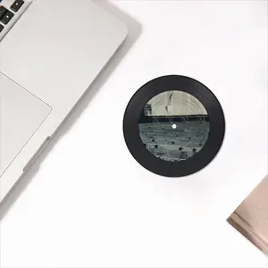 Drive-In Storytime Vinyl Records Coaster