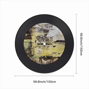 Beach And Rocks Vinyl Records Coaster