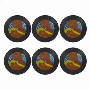 Memorys Vinyl Records Coaster